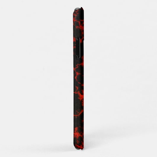 Energy Red en Black Flames Case-Mate iPhone Case (Achterkant/rechts)