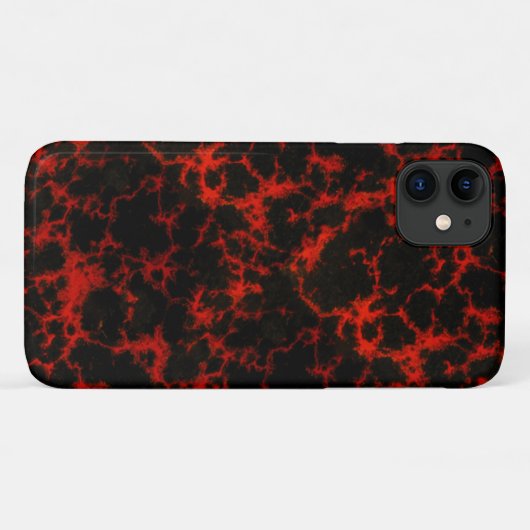 Energy Red en Black Flames Case-Mate iPhone Case (Achterkant (horizontaal))