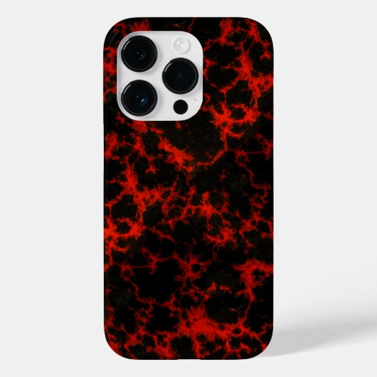 Energy Red en Black Flames Case-Mate iPhone Case (Achterkant)