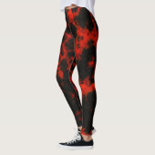 Energy Red en Black Flames Leggings (Links)
