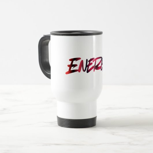 ENERGY Reisbeker — Begin je dag met intentie (Voorkant links)