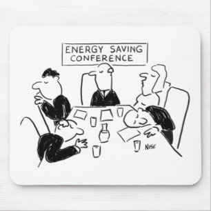 Energy Saving Theme Mouse Mat Muismat