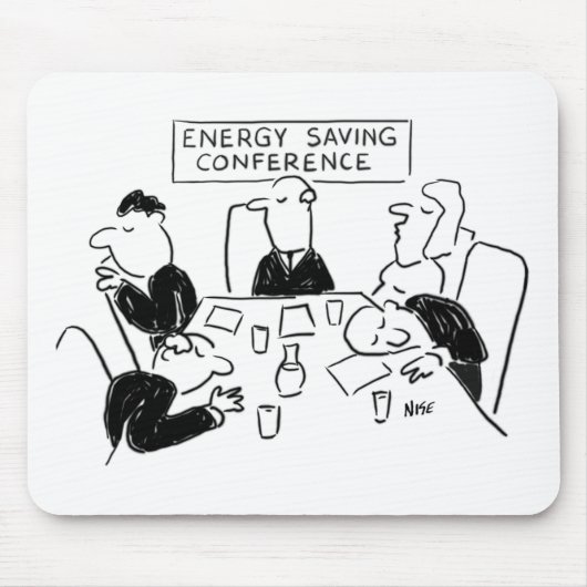 Energy Saving Theme Mouse Mat Muismat (Voorkant)