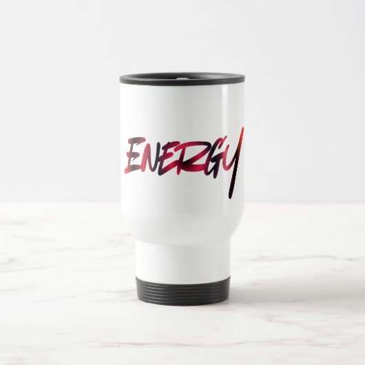 ENERGY Travel Mug — Start Your Day with Intention Reisbeker (Center)