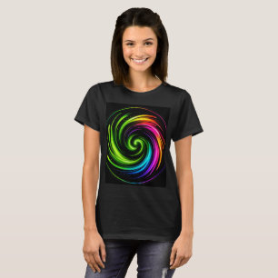 Energy Vortex Regenwervel Grafisch T-shirt