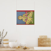 Energy Yoga-poster Poster (Keuken)