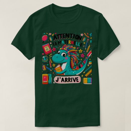 Enfant Attention La Maternelle Jarrie Maternelle T-shirt (Design voorkant)