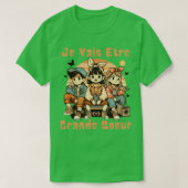 Enfant Future Grande Soeur 2025 Annonce Je Vais Et T-shirt (Design voorkant)