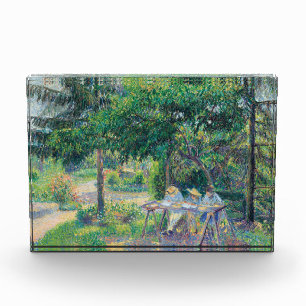 Enfants attablés dans le jardin Camille Pissarro Fotoblokken