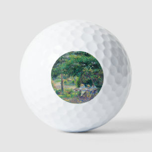 Enfants attablés dans le jardin Camille Pissarro Golfballen