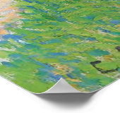 Enfants attablés dans le jardin Camille Pissarro Poster (Hoek)