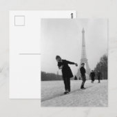 Enfants et neige - Paris - 1945 - Robert Doisneau Briefkaart (Voorkant / Achterkant)