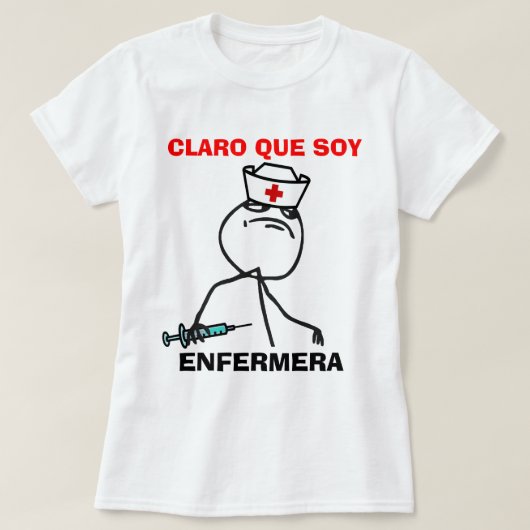 Enfermera T-shirt (Design voorkant)