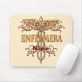 Enfermera-verpleegkundige Muismat (Met muis)