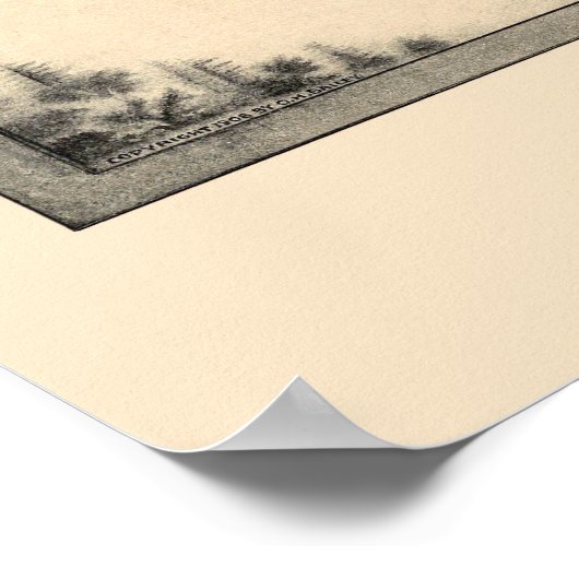 Enfield, CT Panorama Map - 1908 Poster (Hoek)