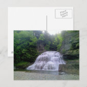 Enfield Glen herfsten in Ithaca, NY Briefkaart (Voorkant / Achterkant)