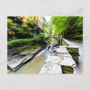 Enfield Glen, Robert H Treman State Park, NY Briefkaart