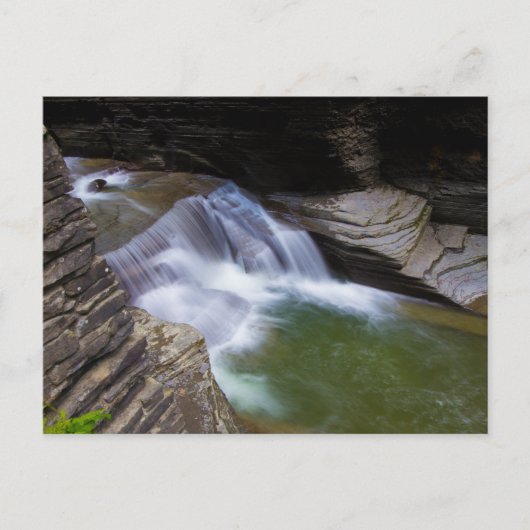 Enfield Glen, Robert H Treman State Park, NY Briefkaart (Voorkant)