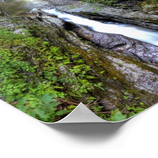 Enfield Glen, Robert H Treman State Park, NY Poster (Hoek)