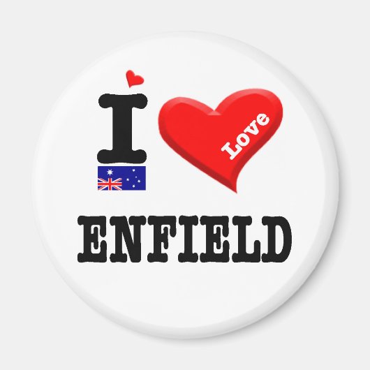 ENFIELD - I Love Magneet (Voorkant)