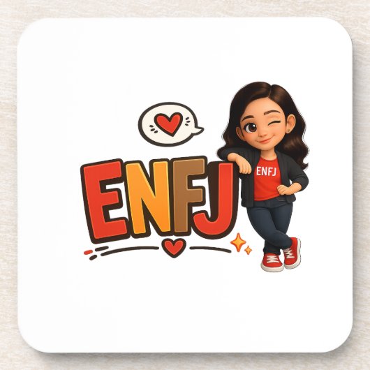 ENFJ BIER ONDERZETTER (Voorkant)