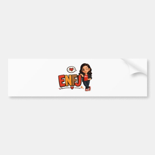 ENFJ BUMPERSTICKER (Voorkant)