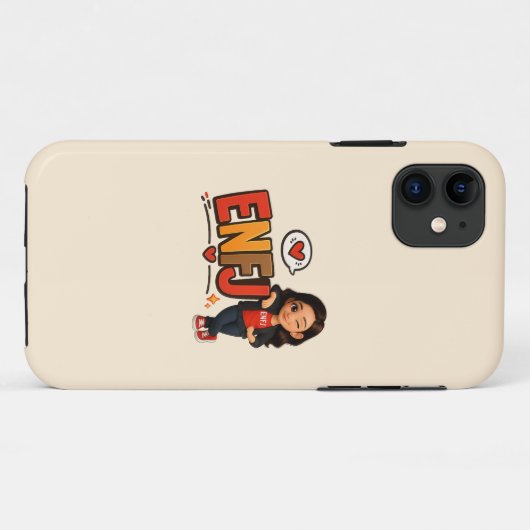 ENFJ Case-Mate iPhone CASE (Achterkant (horizontaal))