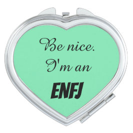 ENFJ Compact Mirror Handtas Spiegeltje