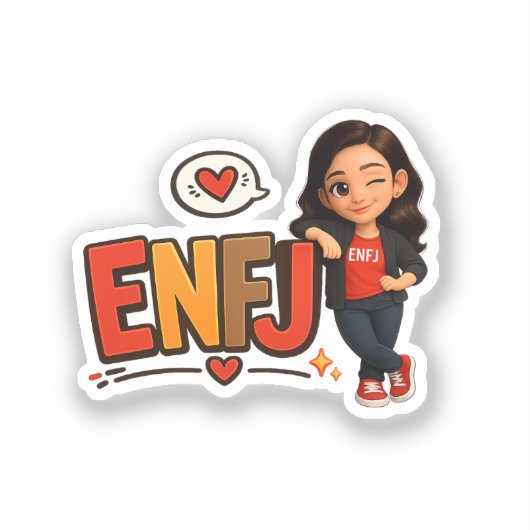 ENFJ STICKER (Voorkant)