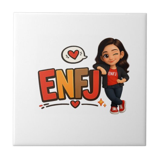 ENFJ TEGELTJE (Voorkant)