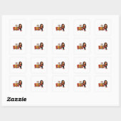 ENFJ VIERKANTE STICKER (Vel)