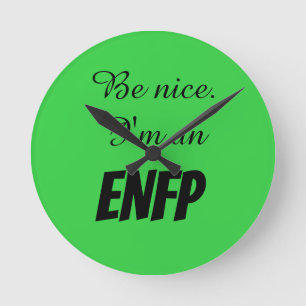 ENFP Acrylwandklok Ronde Klok