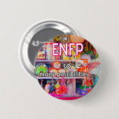 ENFP "Zoveel mogelijkheden" Button (Voorkant /achterkant)