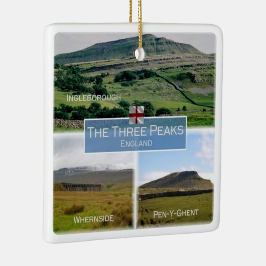ENG003 DALES NATIONAL PARK, Yorkshire Keramisch Ornament (Rechts)