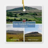 ENG003 DALES NATIONAL PARK, Yorkshire Keramisch Ornament (Voorkant)