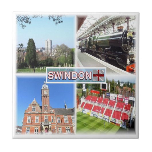 ENG014 SWINDON, Engeland, Europa, Tegeltje (Voorkant)