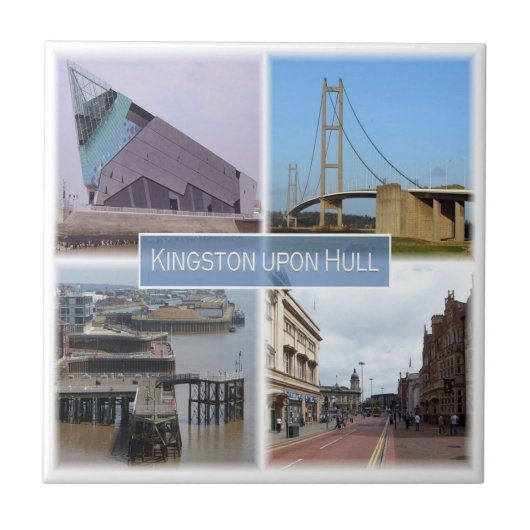 ENG017 KINGSTON upon HULL, Yorkshire, Tegeltje (Voorkant)