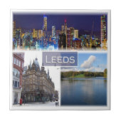 ENG018 LEEDS, Yorkshire, Engeland, Europa, Tegeltje (Voorkant)