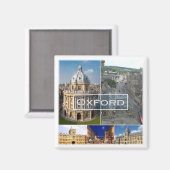 ENG020 OXFORD, Engeland, Europa, Fridge Magneet (Voorkant / Achterkant)