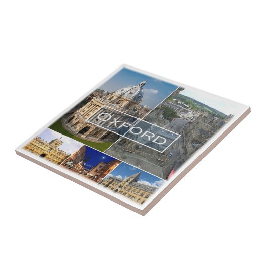 ENG020 OXFORD, Engeland, Europa, Tegeltje (Zijkant)