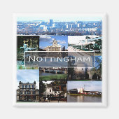 ENG021 NOTTINGHAM, Engeland, Europa, Fridge Magneet (Voorkant)