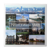 ENG021 NOTTINGHAM, Engeland, Europa Tegeltje (Voorkant)