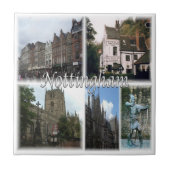 ENG022 NOTTINGHAM, Engeland, Europa, Tegeltje (Voorkant)