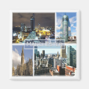 ENG023 MANCHESTER, Engeland, Europa, Fridge Magneet