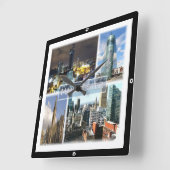 ENG023 MANCHESTER, Engeland, Europa, Vierkante Klok (Hoek)