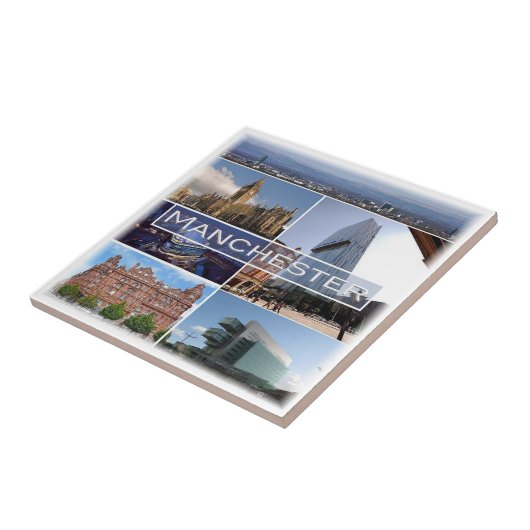 ENG024 MANCHESTER, Engeland, Europa, Tegeltje (Zijkant)