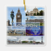 ENG025 LONDON, Big Ben, Westminster, Keramisch Ornament (Voorkant)