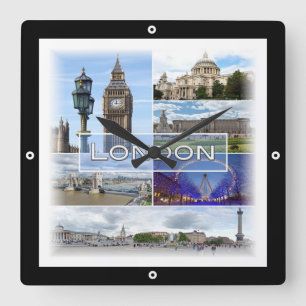 ENG025 LONDON, Big Ben, Westminster, Vierkante Klok