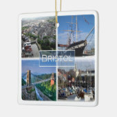 ENG029 BRISTOL, Engeland, Europa Keramisch Ornament (Links)