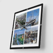 ENG029 BRISTOL, Engeland, Europa Vierkante Klok (Hoek)